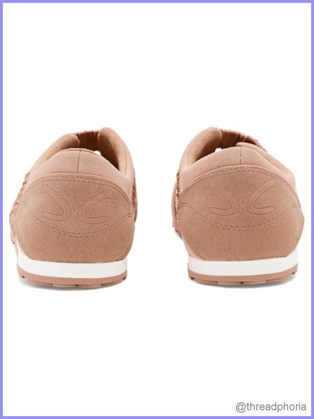 Ballet Sneaker Slip-On Fashion Sneaker with Leather and Suede - Picture 6 of 6
